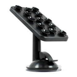 iPad Tablet Suction Cups Car Mount Holder (Black)